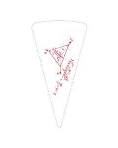 30 degree wedge with dry erase writable table top