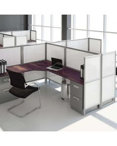 3X Dual Panel Office Partitions  