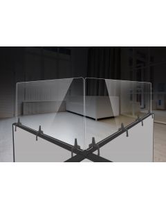 Polycarbonate Cubicle Wall Extender