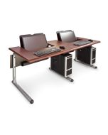 Computer Lab Tables with Built-In Monitors